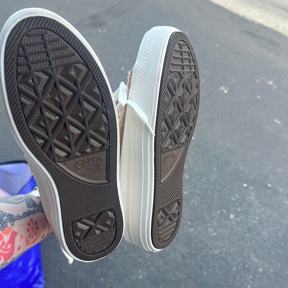 Converse Women's Tan High-Top Sneakers - Picture 4 of 5